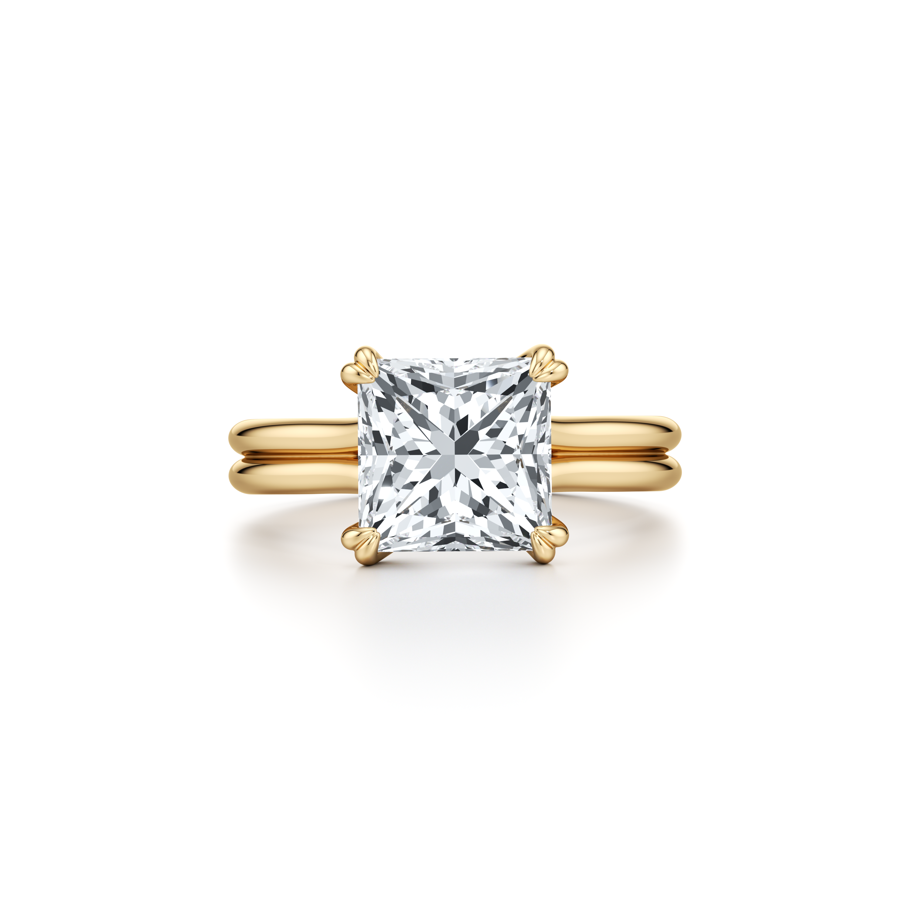 lilye Princess Solitaire Lab Diamond Engagement Ring