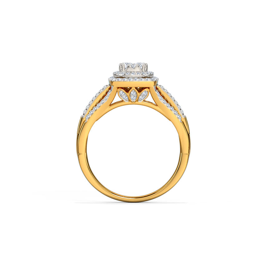 Lucy Double Halo Diamond Ring