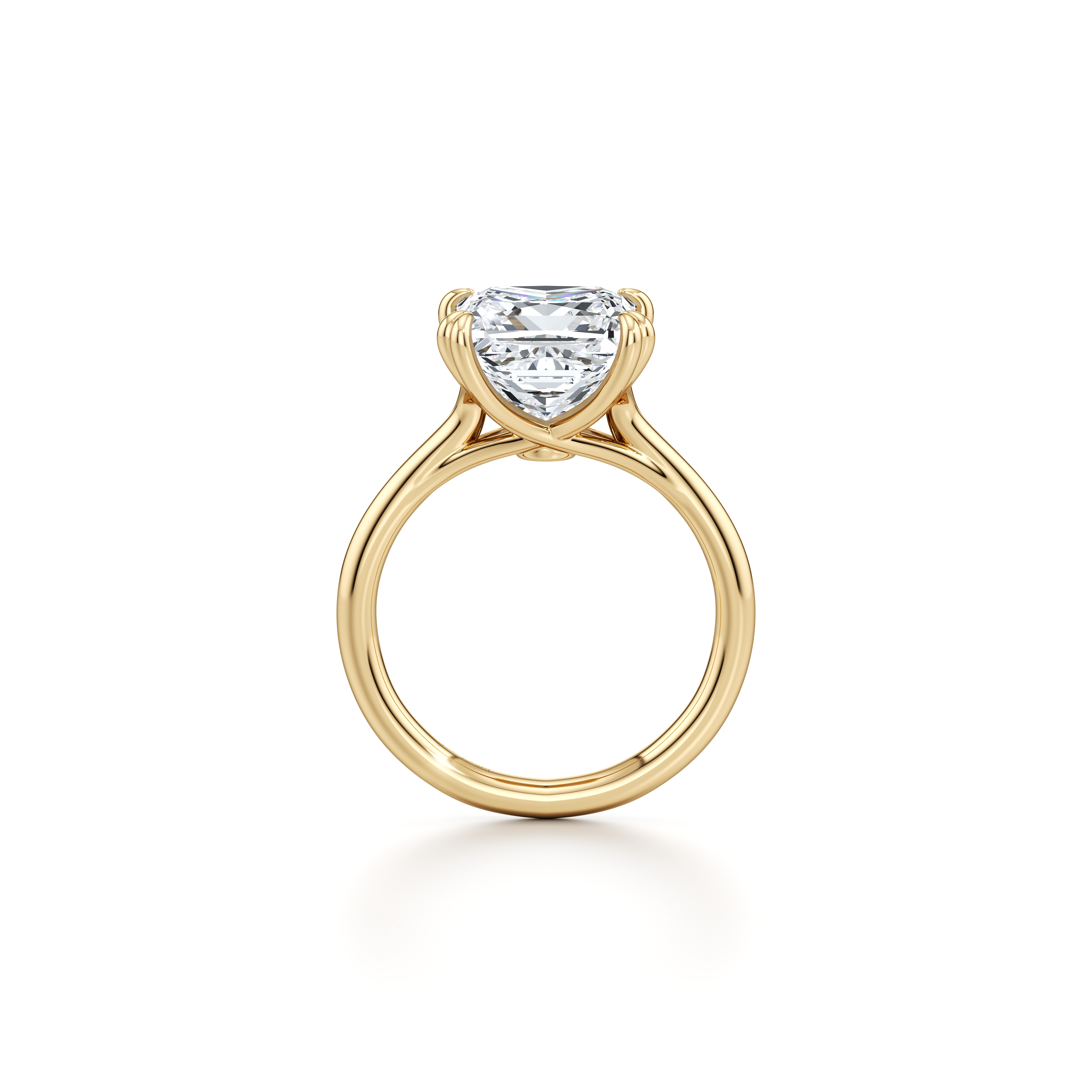 RussellS Princess Solitaire Diamond Engagement Ring