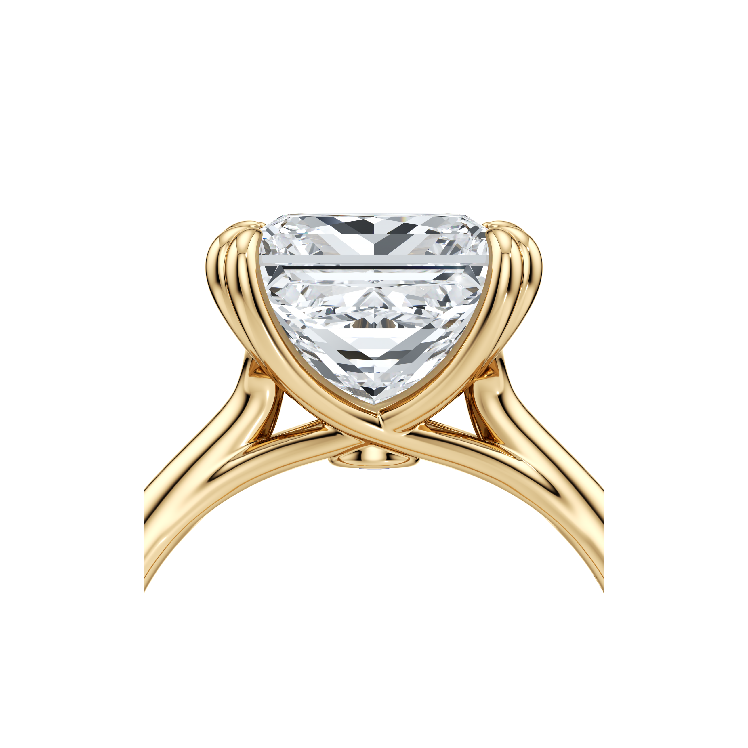 RussellS Princess Solitaire Diamond Engagement Ring