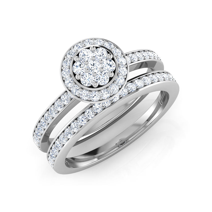 Lumia Diamond Bridal Ring & BAND Set