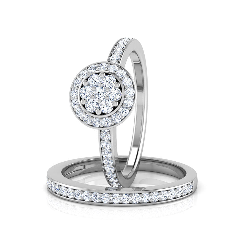 Lumia Diamond Bridal Ring & BAND Set