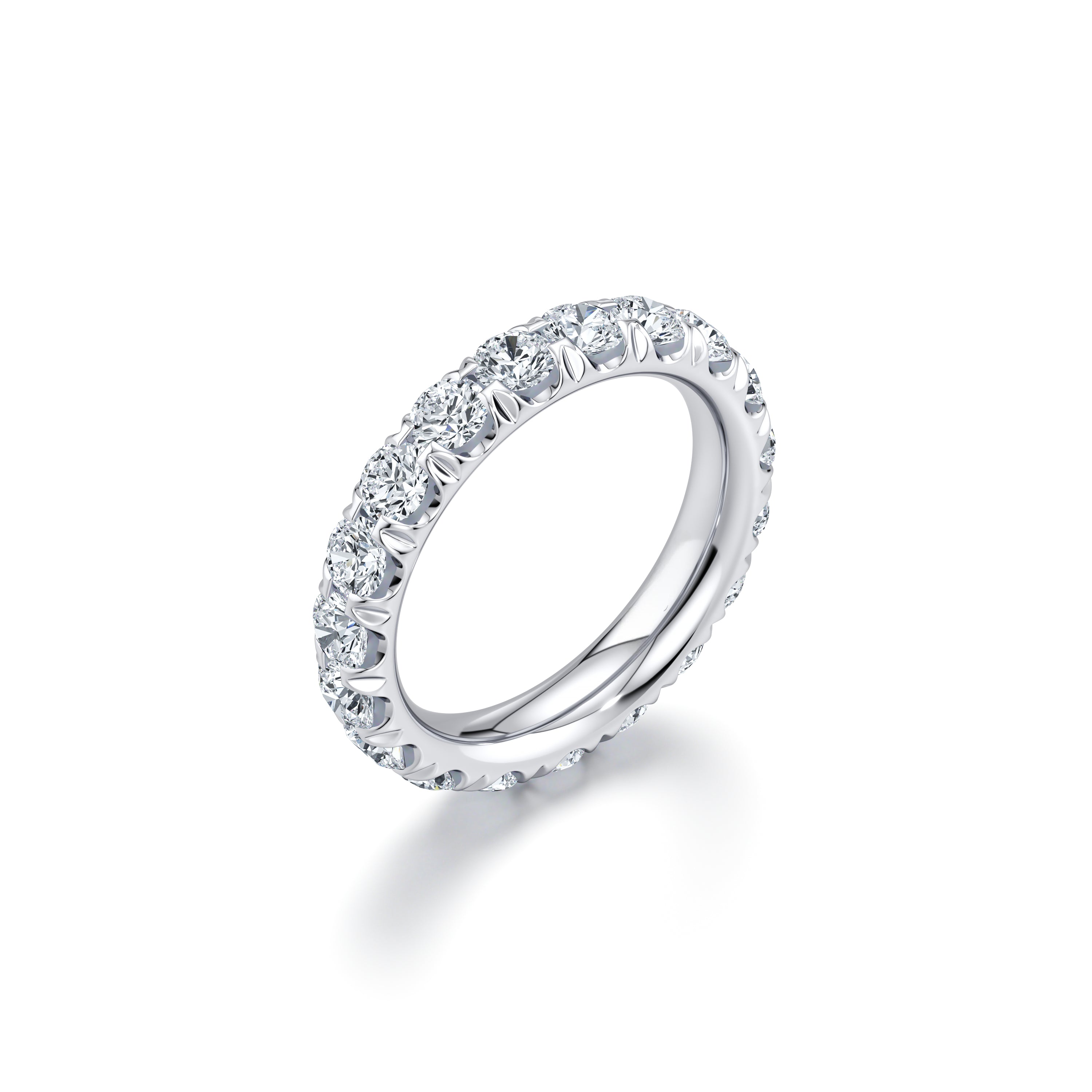 3.0 Aurey Large Eternity Band Lab Diamond Ring