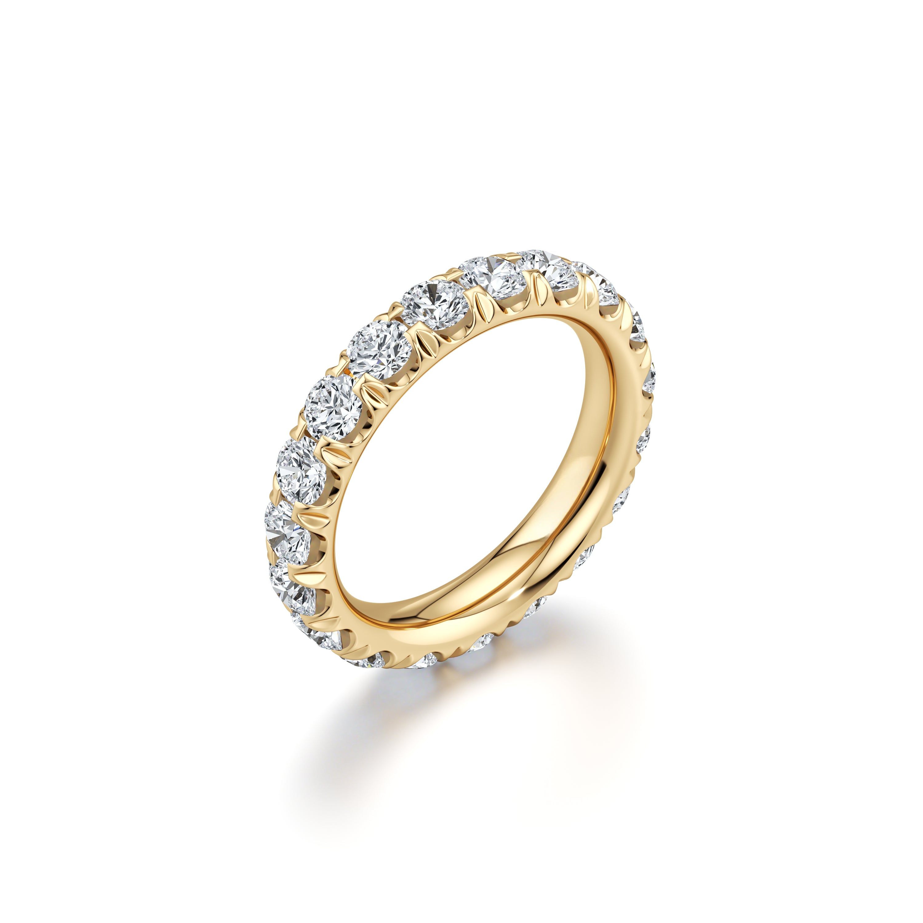 3.0 Aurey Large Eternity Band Lab Diamond Ring