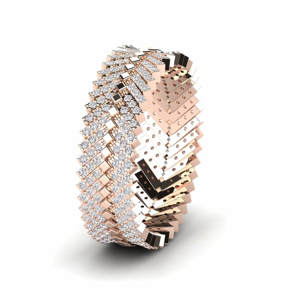 Bacstair Band Diamond Ring