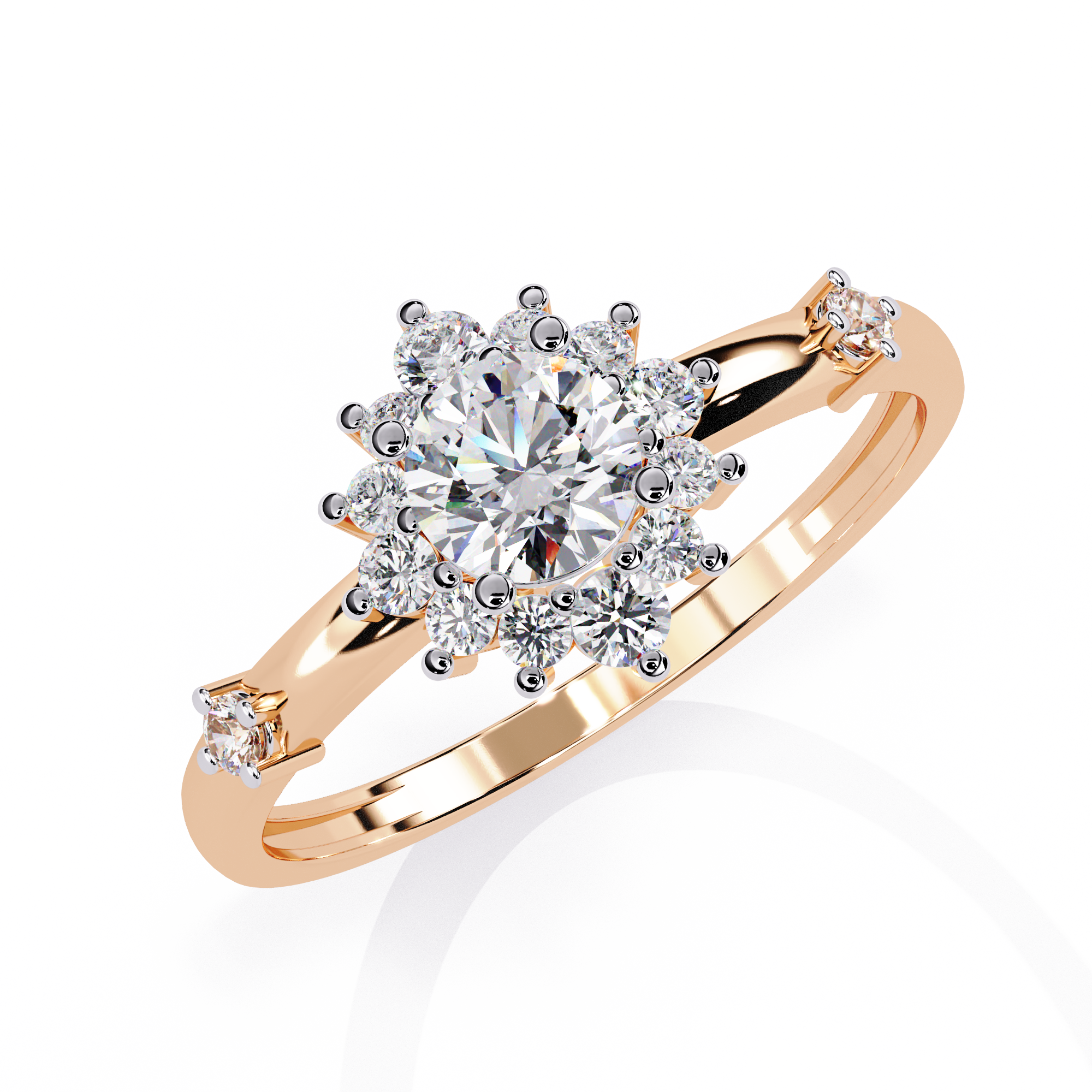 Celestial Blossom Diamond Ring