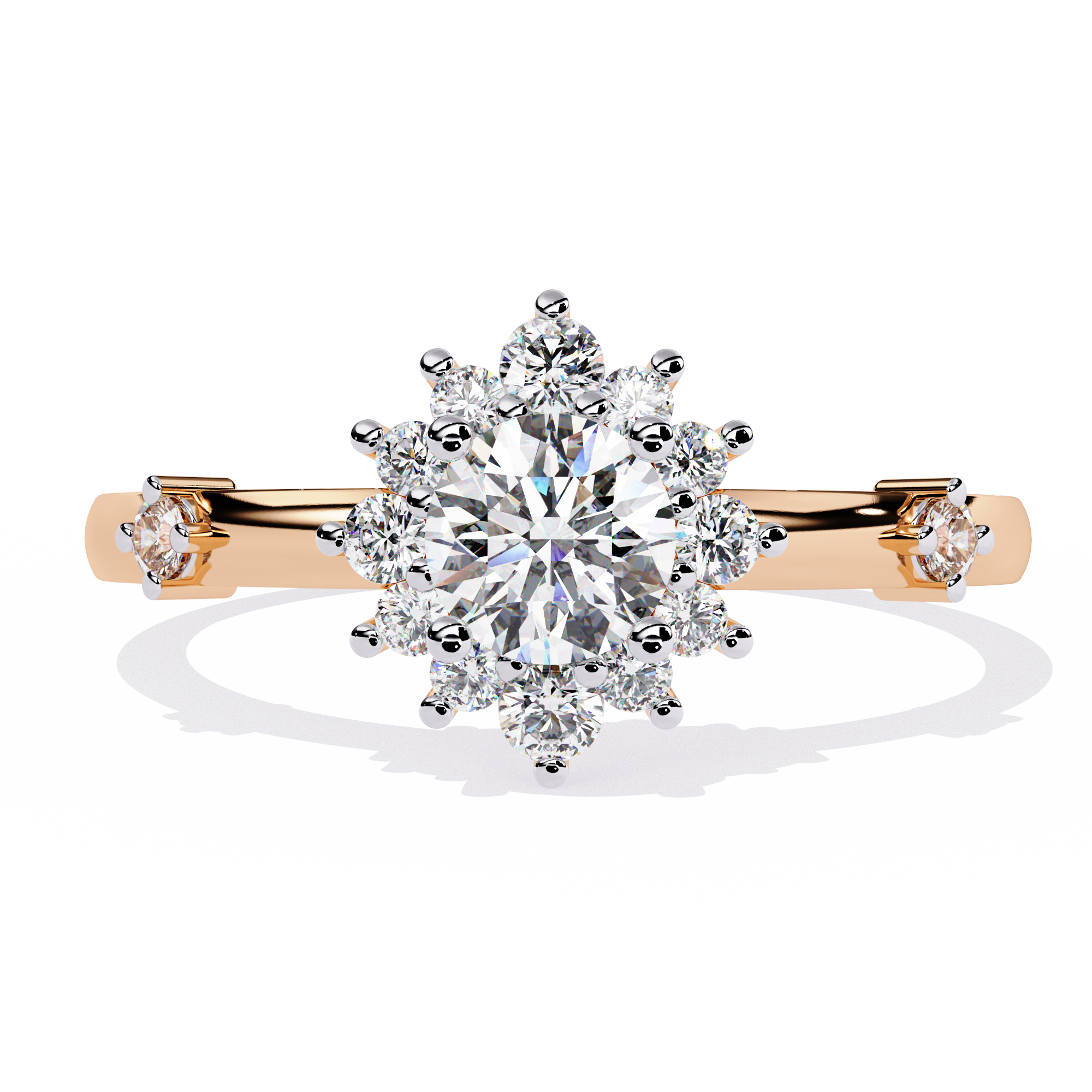 Celestial Blossom Diamond Ring