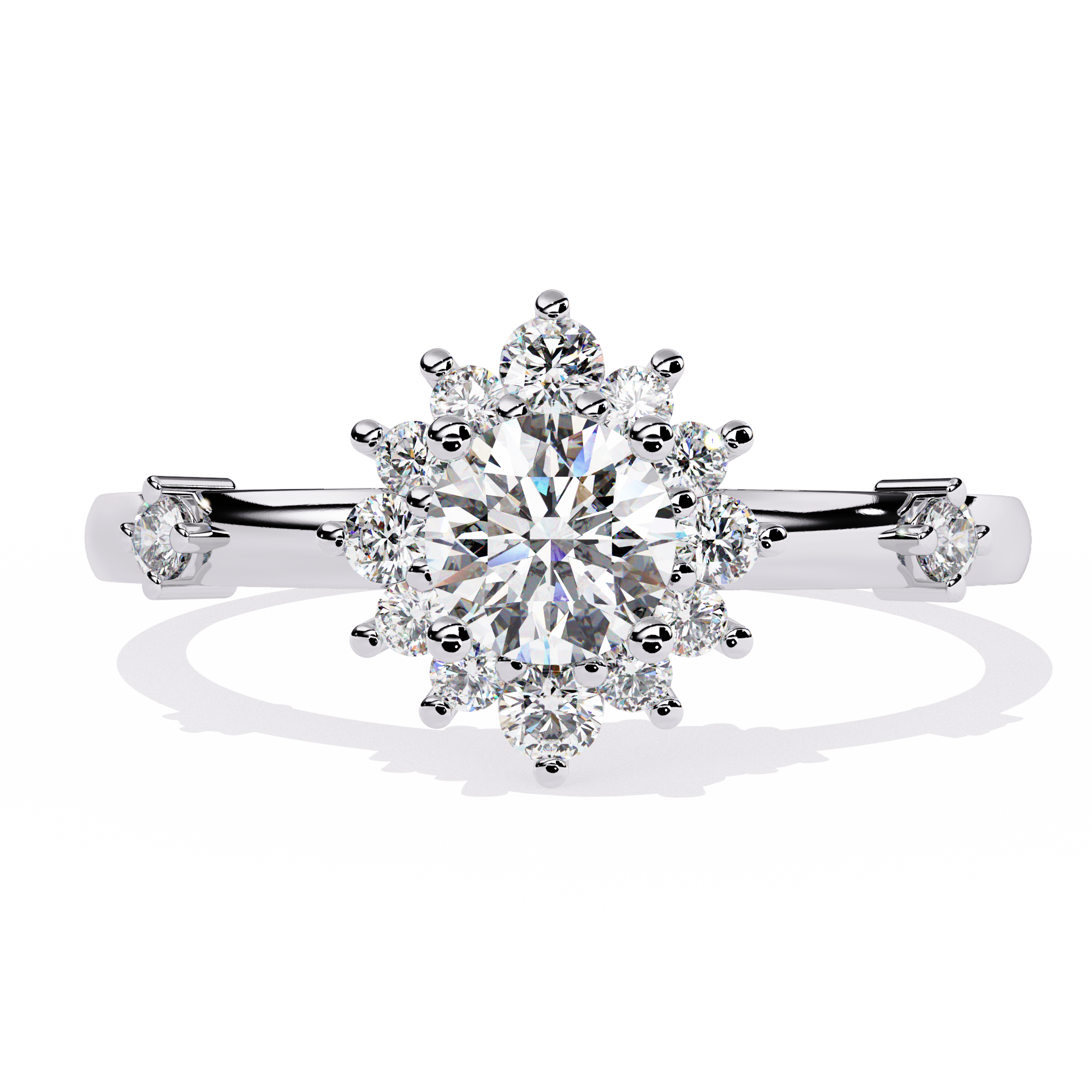 Celestial Blossom Diamond Ring