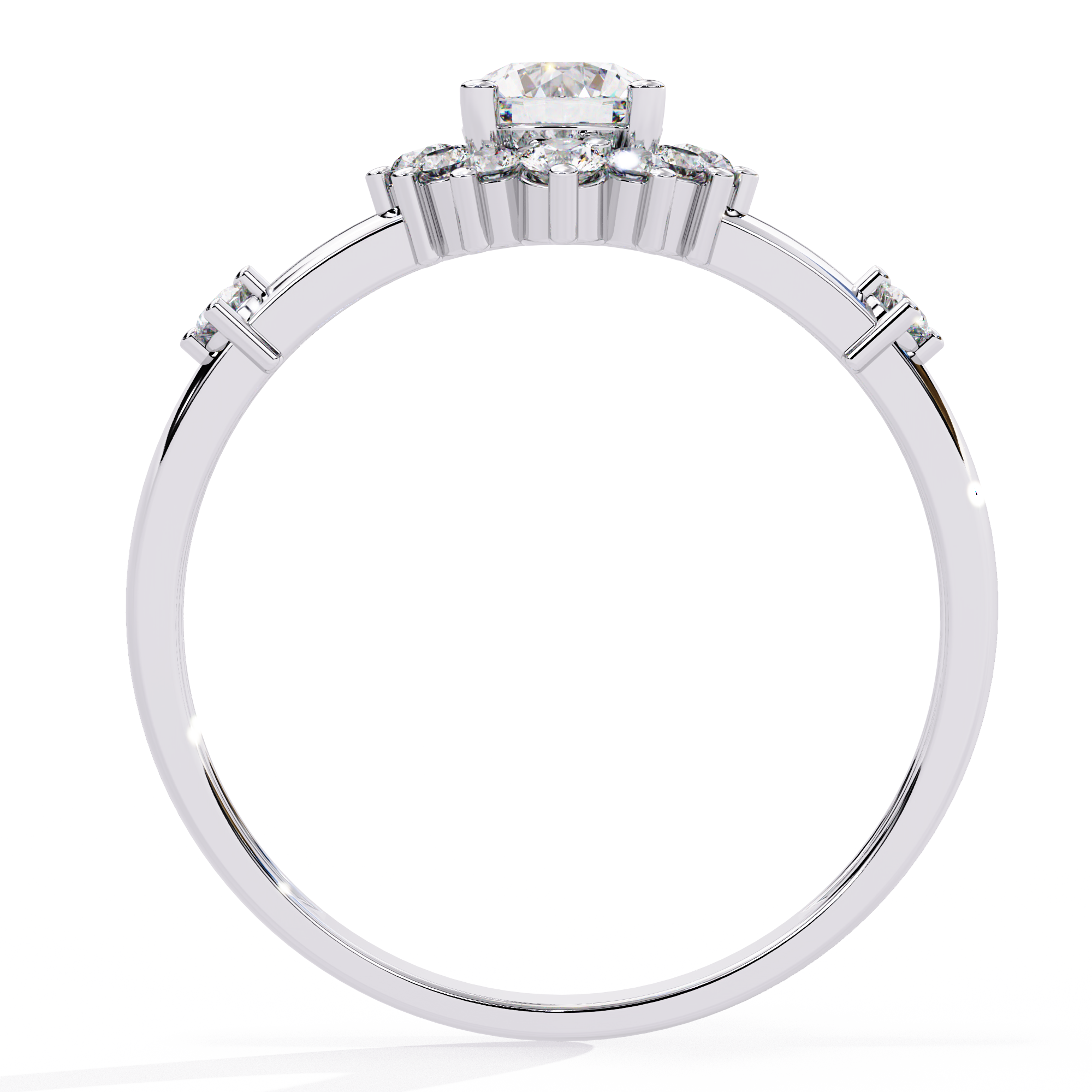 Celestial Blossom Diamond Ring