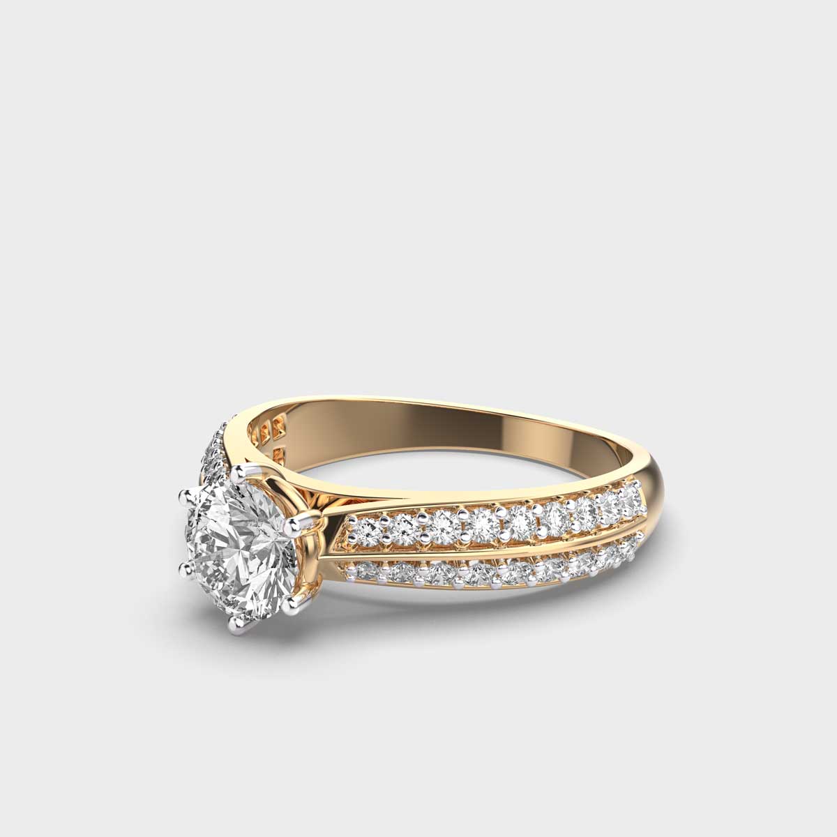 50 Cent Timeless Solitaire Ring