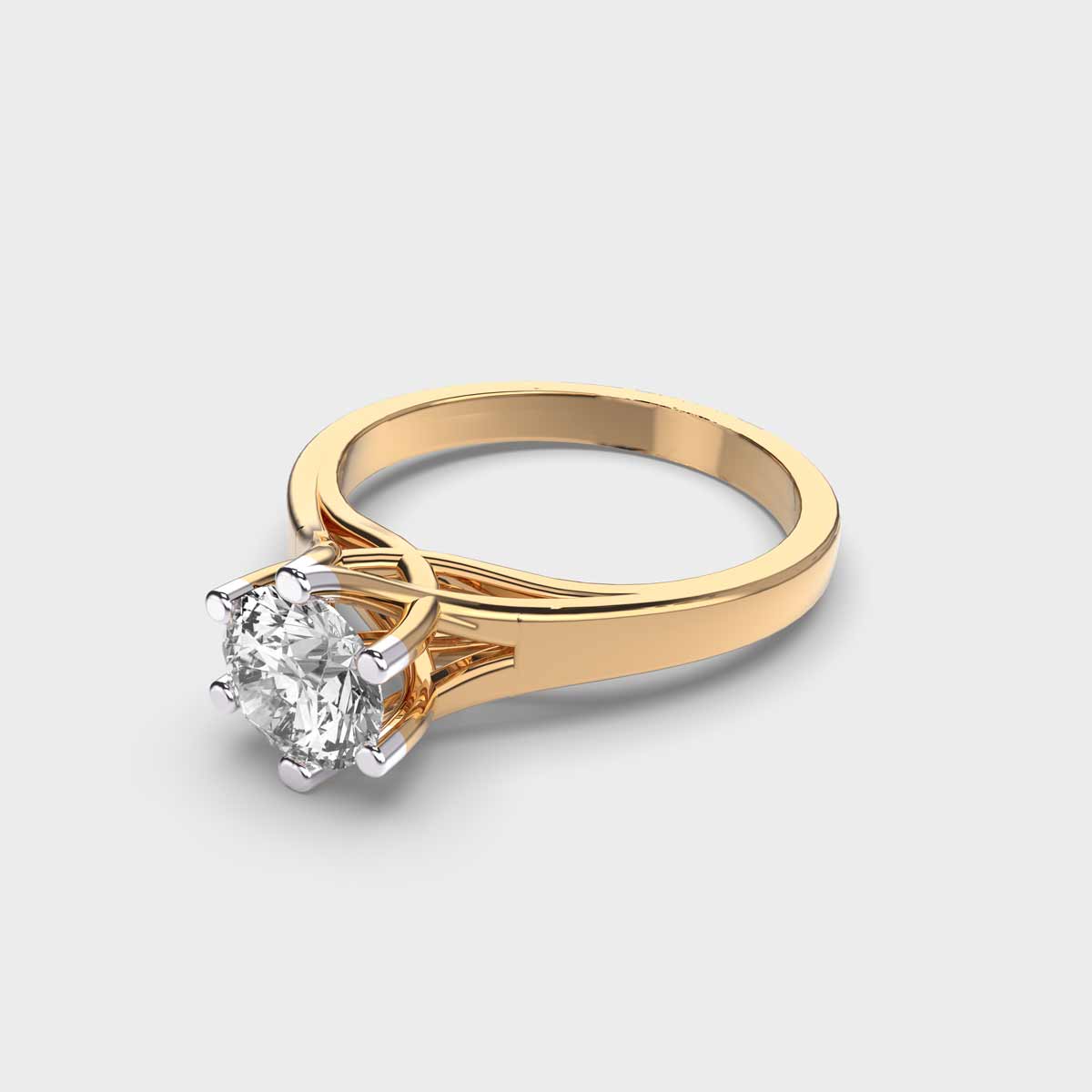 50 Cent Solitaire Ever Charming Ring