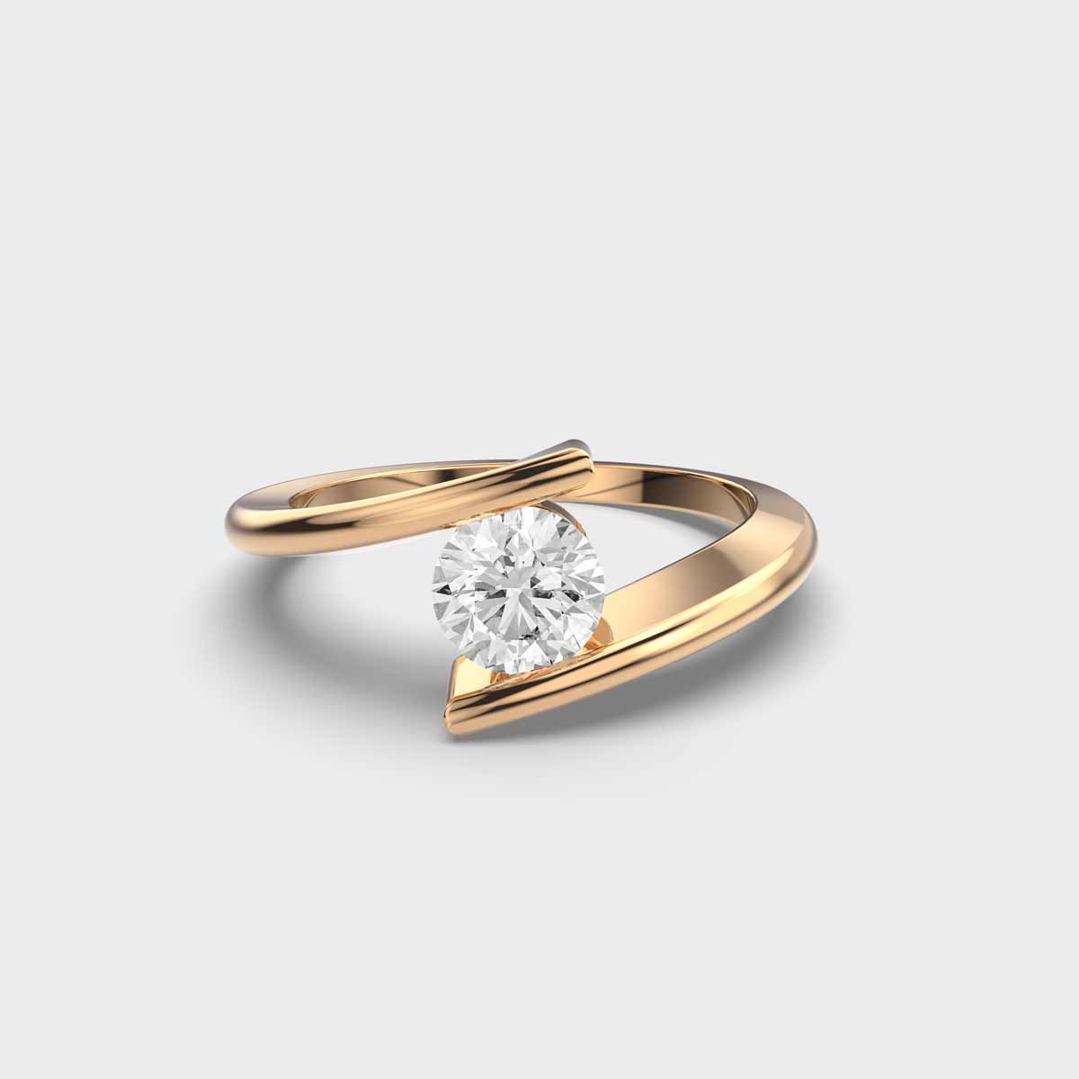 50 Cent Shooting Star Solitaire Ring