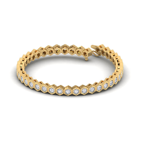 Frond Diamond Bracelet