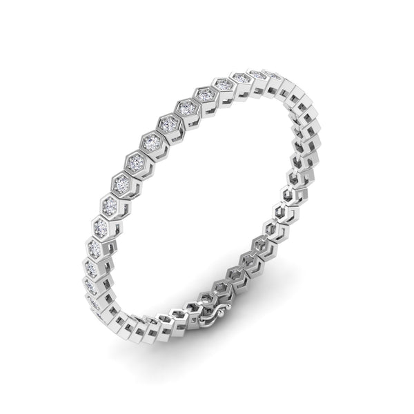 Frond Diamond Bracelet