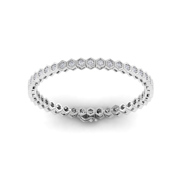 Frond Diamond Bracelet