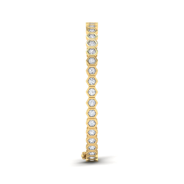 Frond Diamond Bracelet