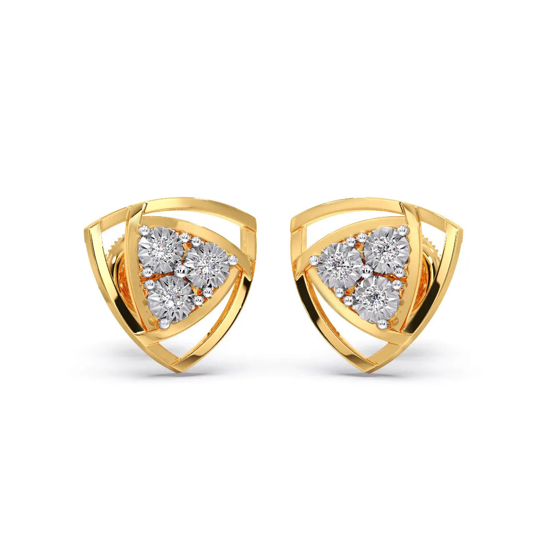 Michetta Miracle Plate Diamond EARRINGS