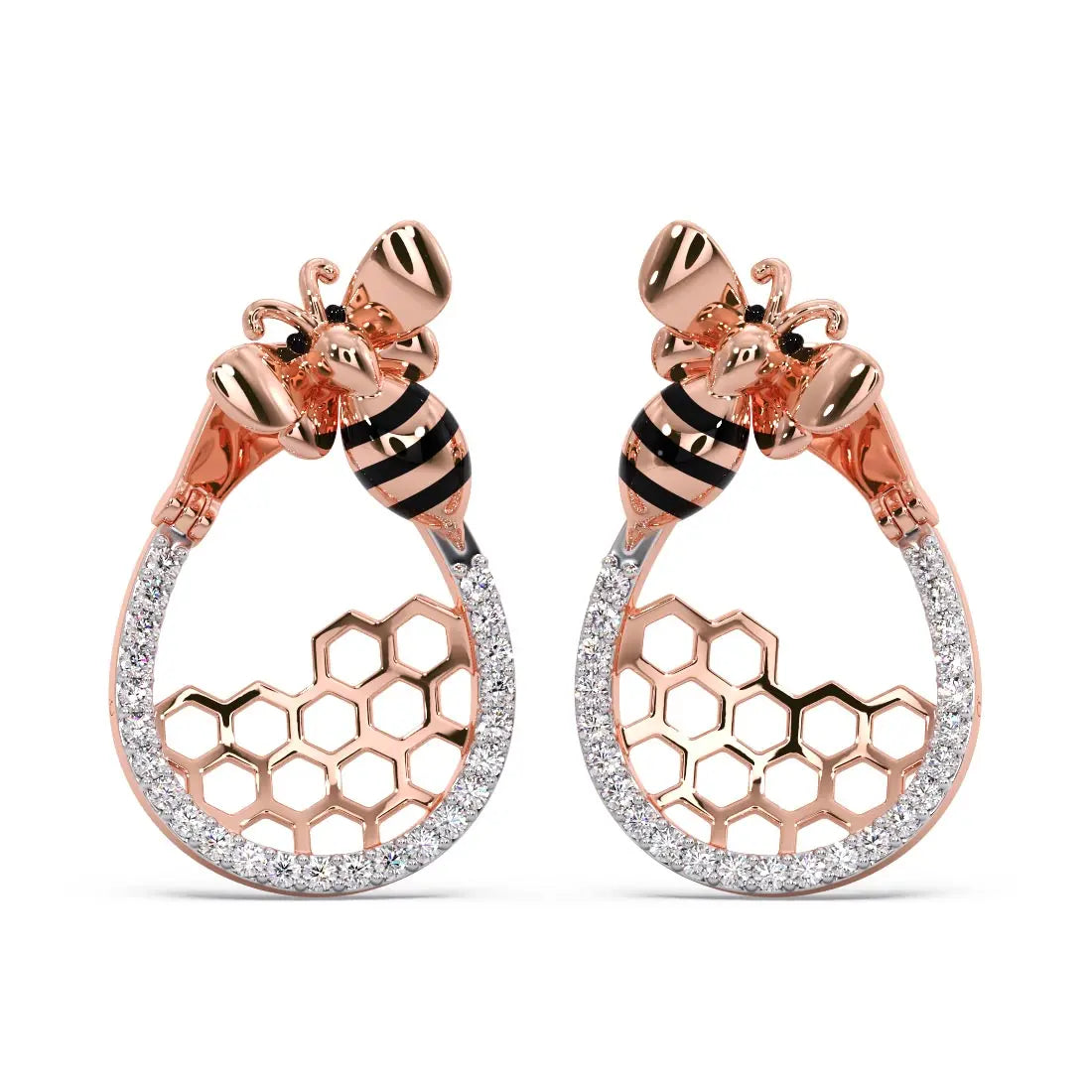 Mallika Bee Diamond Earrings