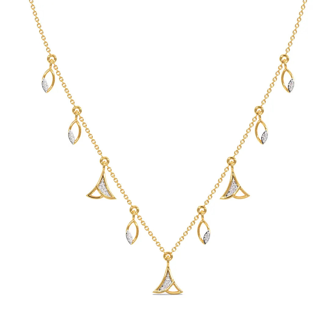 Poised Elegance Diamond Necklace